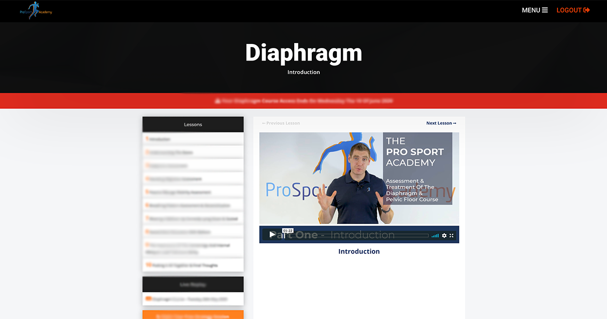 Diaphragm Course Image