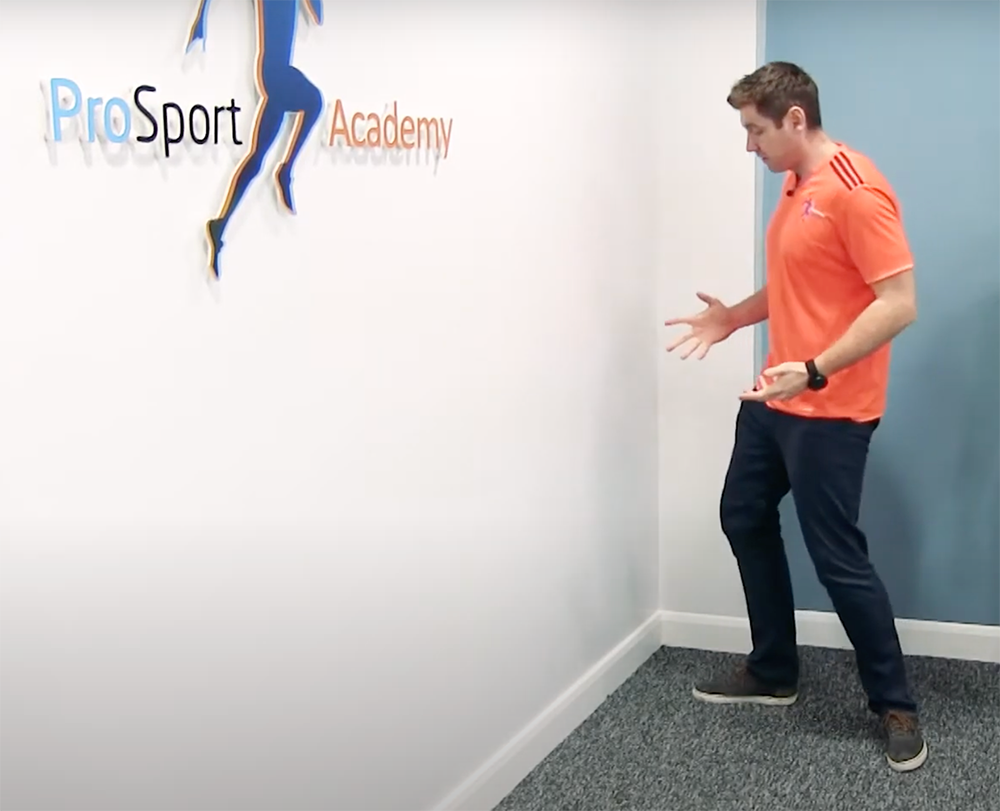 Changing direction in graded exposure sports physiotherapy