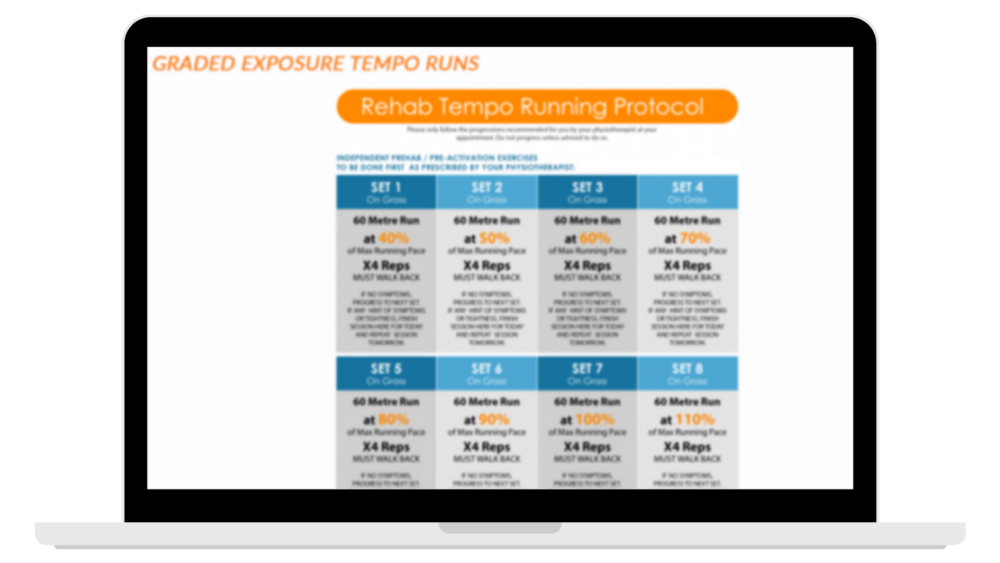 Return To Running Tempo Protocol PDF