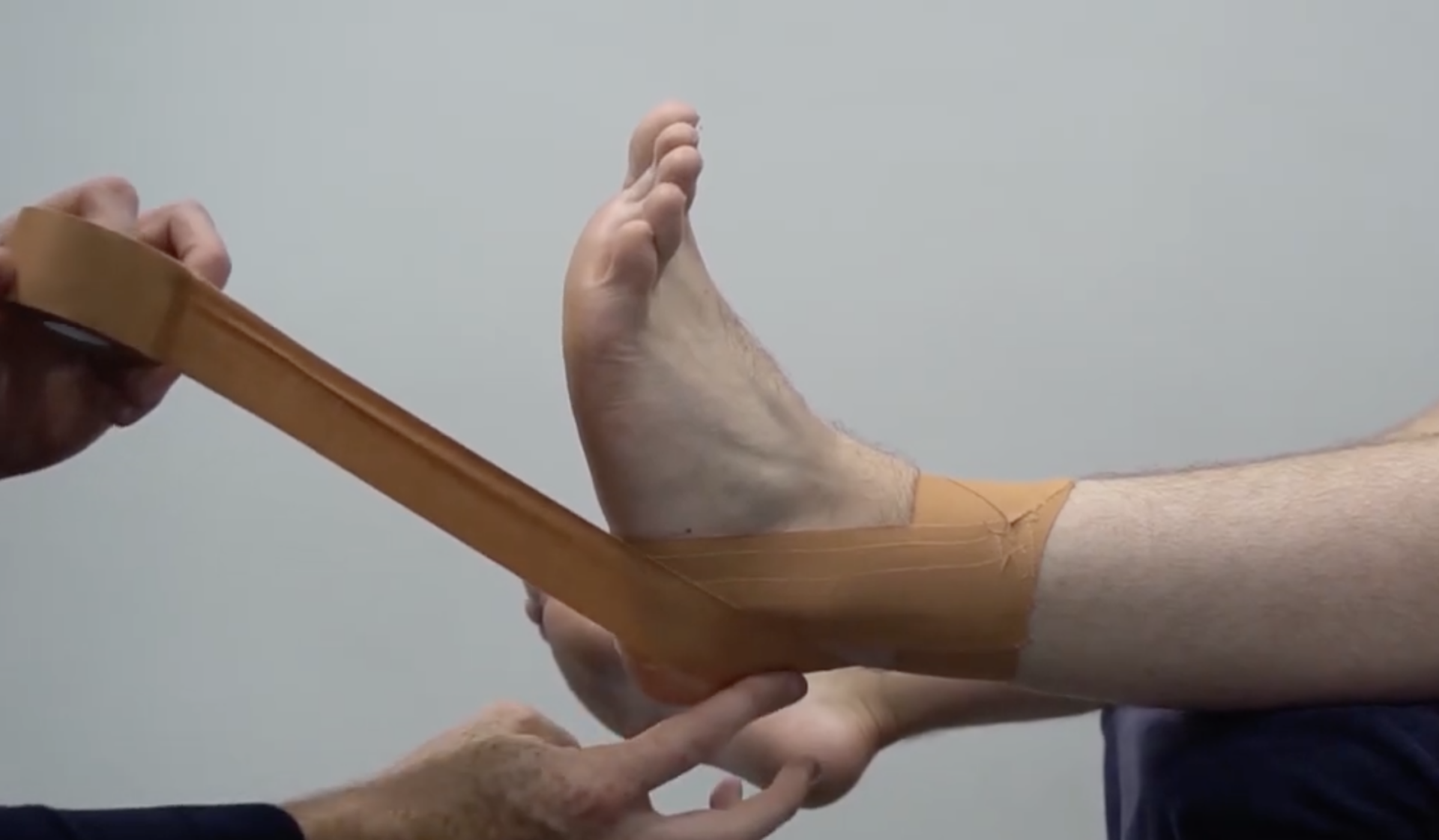 Achilles tendon taping - YouTube