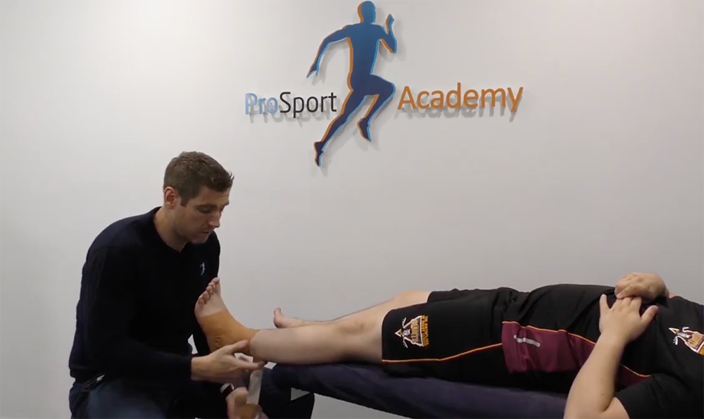 Full boot sports physio ankle strap